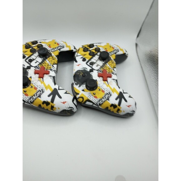 Set 2 POWERA ENHANCED WIRELESS CONTROLLERs NINTENDO SWITCH PIKACHU Tested WORKS - Picture 5 of 7